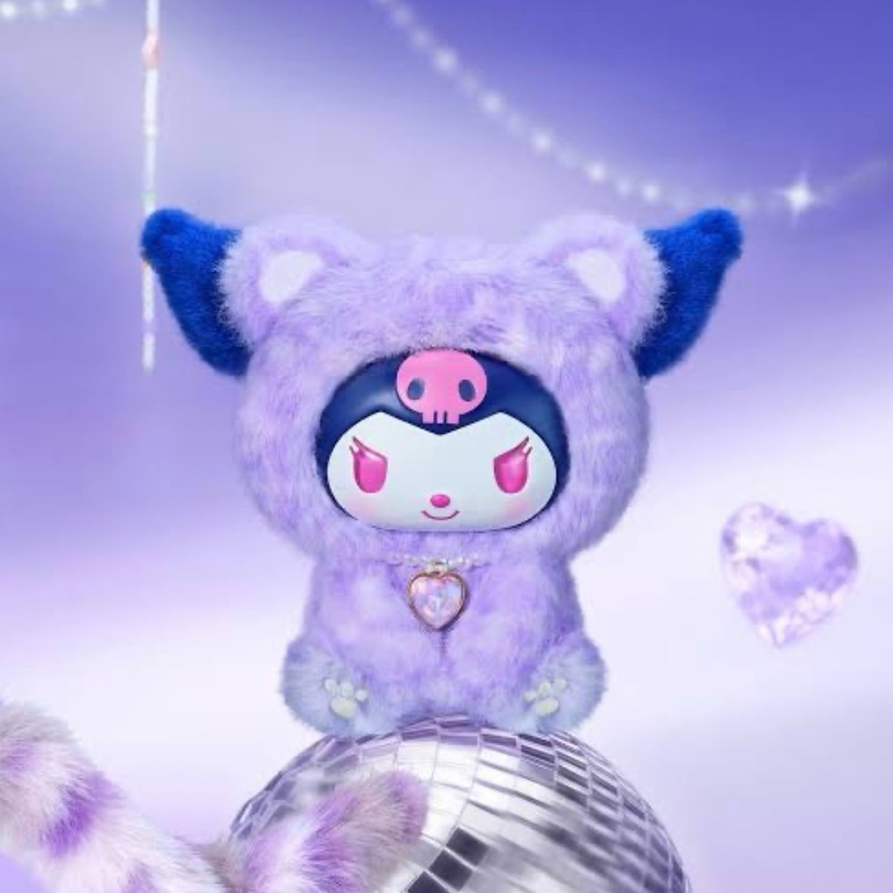 MINISO Sanrio Characters Forest Animal Vinyl Plush Pendant - Kuromi